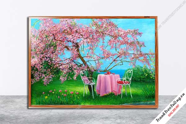 Tranh Hoa Nghệ Thuật giả sơn dầu M341