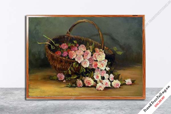Tranh Hoa Nghệ Thuật giả sơn dầu M345