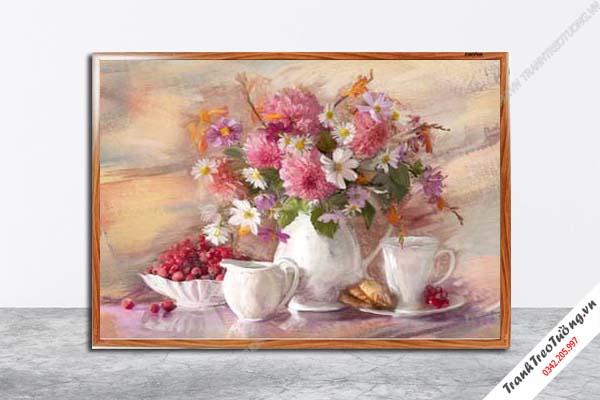 Tranh Hoa Nghệ Thuật giả sơn dầu M346