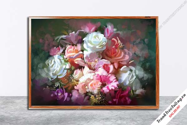 Tranh Hoa Nghệ Thuật giả sơn dầu M347