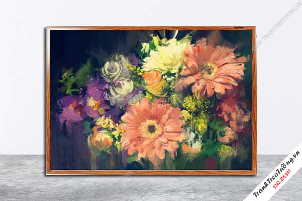 Tranh Hoa Nghệ Thuật giả sơn dầu M349