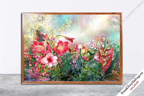Tranh Hoa Nghệ Thuật giả sơn dầu M352