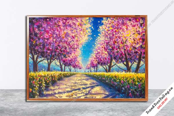 Tranh Hoa Nghệ Thuật giả sơn dầu M368