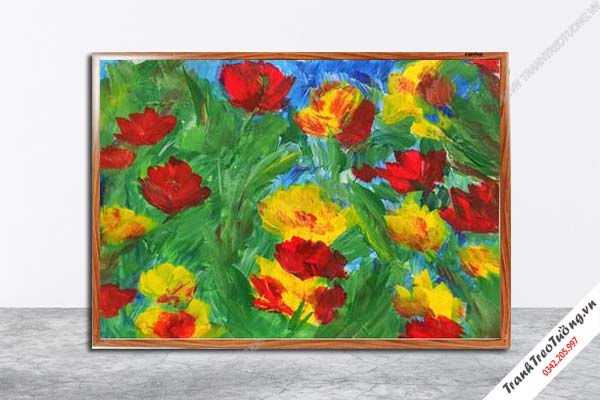 Tranh Hoa Nghệ Thuật giả sơn dầu M377