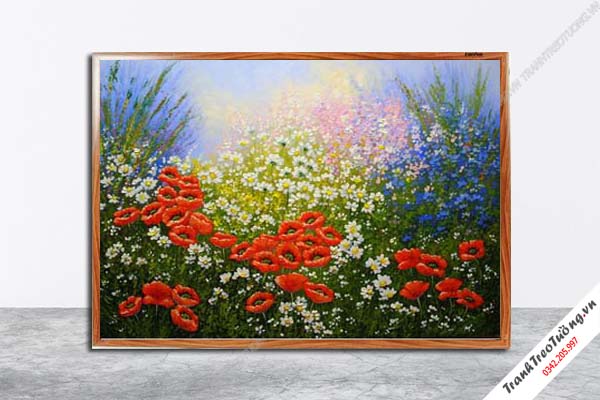 Tranh Hoa Nghệ Thuật giả sơn dầu M444