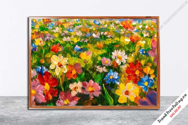 Tranh Hoa Nghệ Thuật giả sơn dầu M445