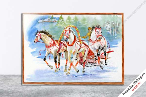 Tranh Hoa Nghệ Thuật giả sơn dầu M460