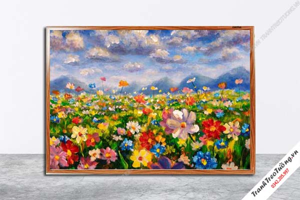 Tranh Hoa Nghệ Thuật giả sơn dầu M472