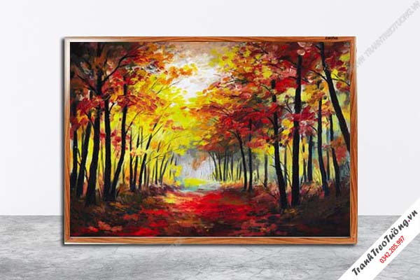 Tranh Hoa Nghệ Thuật giả sơn dầu M474