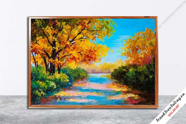Tranh Hoa Nghệ Thuật giả sơn dầu M500