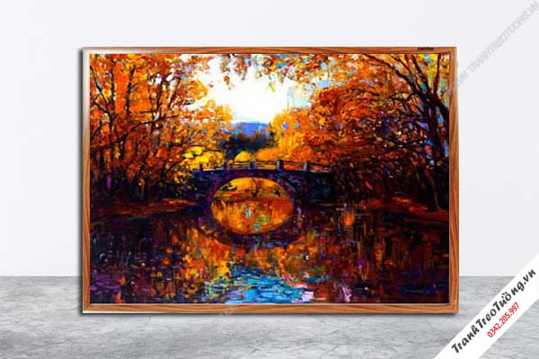 Tranh Hoa Nghệ Thuật giả sơn dầu M501