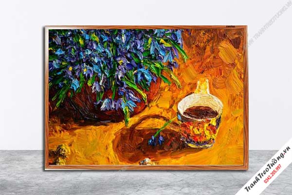 Tranh Hoa Nghệ Thuật giả sơn dầu M508