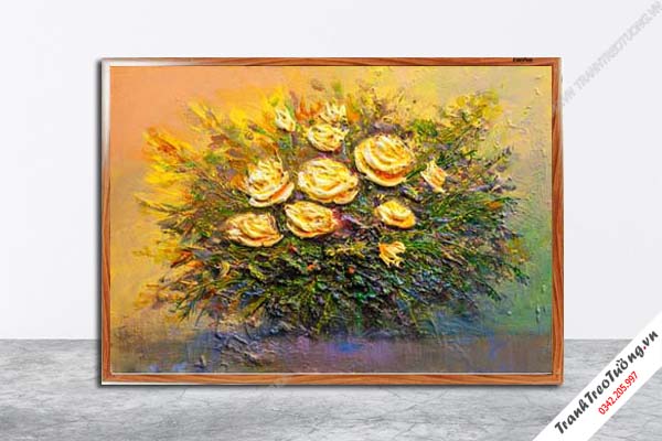 Tranh Hoa Nghệ Thuật giả sơn dầu M509