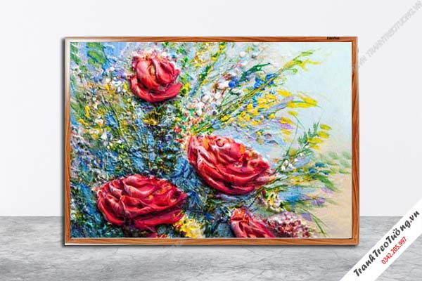 Tranh Hoa Nghệ Thuật giả sơn dầu M510