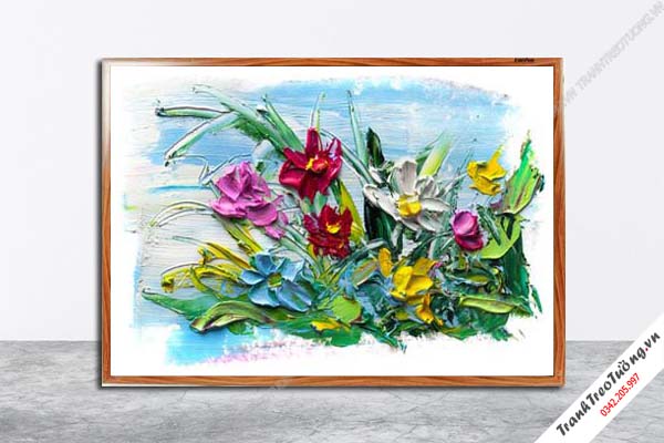 Tranh Hoa Nghệ Thuật giả sơn dầu M514