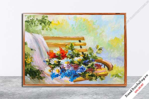 Tranh Hoa Nghệ Thuật giả sơn dầu M517