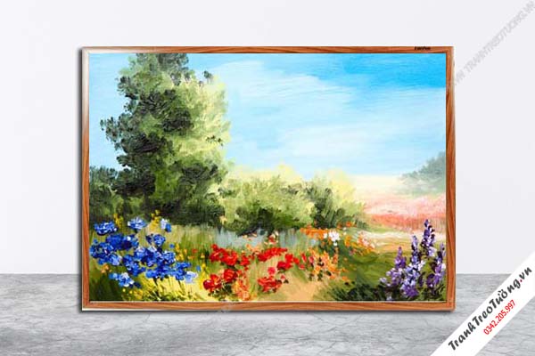 Tranh Hoa Nghệ Thuật giả sơn dầu M542