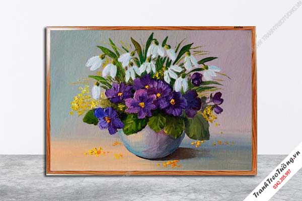 Tranh Hoa Nghệ Thuật giả sơn dầu M553