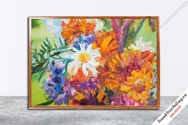 Tranh Hoa Nghệ Thuật giả sơn dầu M557