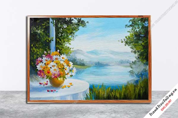 Tranh Hoa Nghệ Thuật giả sơn dầu M570