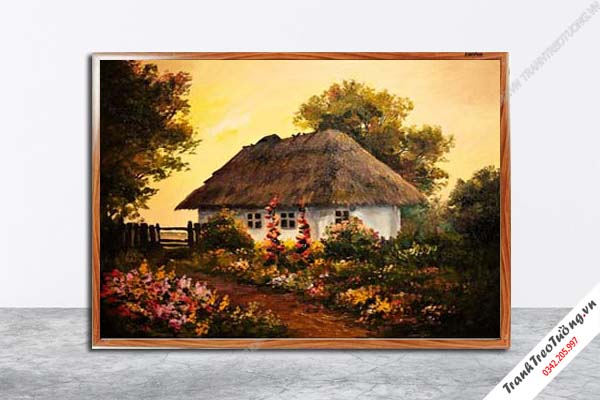 Tranh Hoa Nghệ Thuật giả sơn dầu M578
