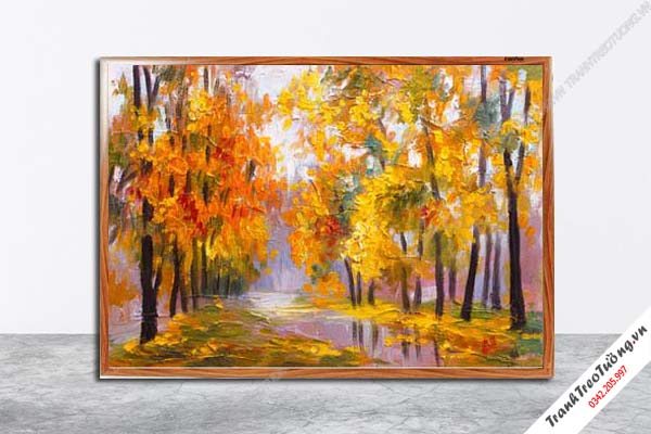 Tranh Hoa Nghệ Thuật giả sơn dầu M589