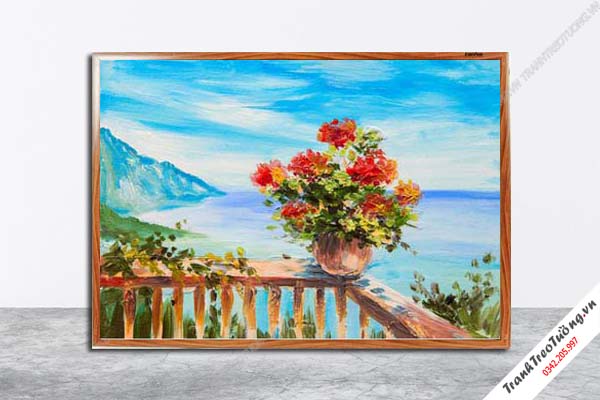 Tranh Hoa Nghệ Thuật giả sơn dầu M591