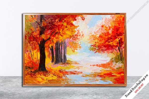Tranh Hoa Nghệ Thuật giả sơn dầu M592