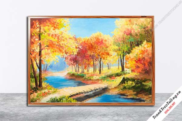 Tranh Hoa Nghệ Thuật giả sơn dầu M593