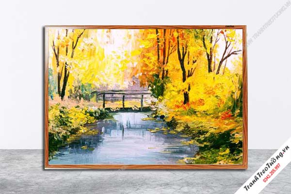 Tranh Hoa Nghệ Thuật giả sơn dầu M594