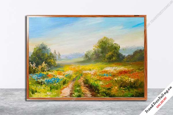 Tranh Hoa Nghệ Thuật giả sơn dầu M598