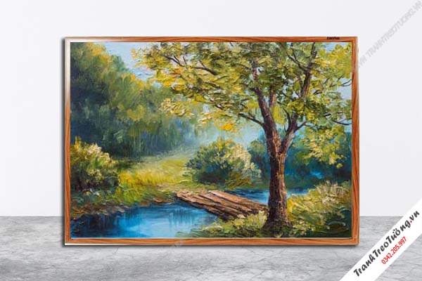 Tranh Hoa Nghệ Thuật giả sơn dầu M600