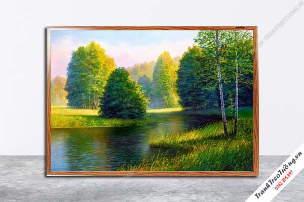 Tranh Hoa Nghệ Thuật giả sơn dầu M607