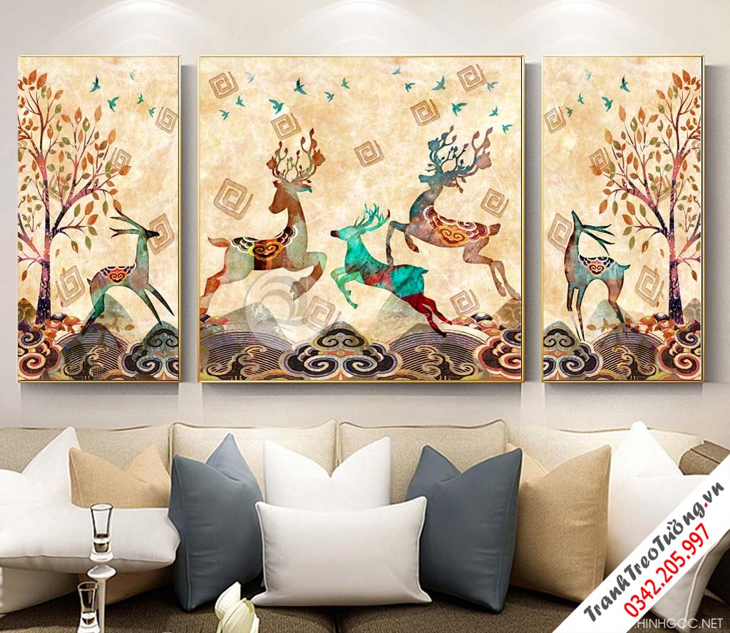 Đàn hươu rừng - VR105