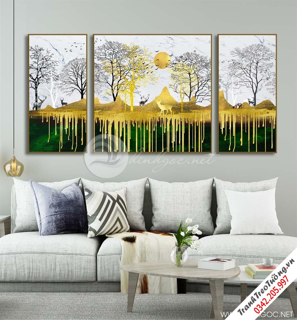 Tranh bộ cánh rừng vàng - CEN38