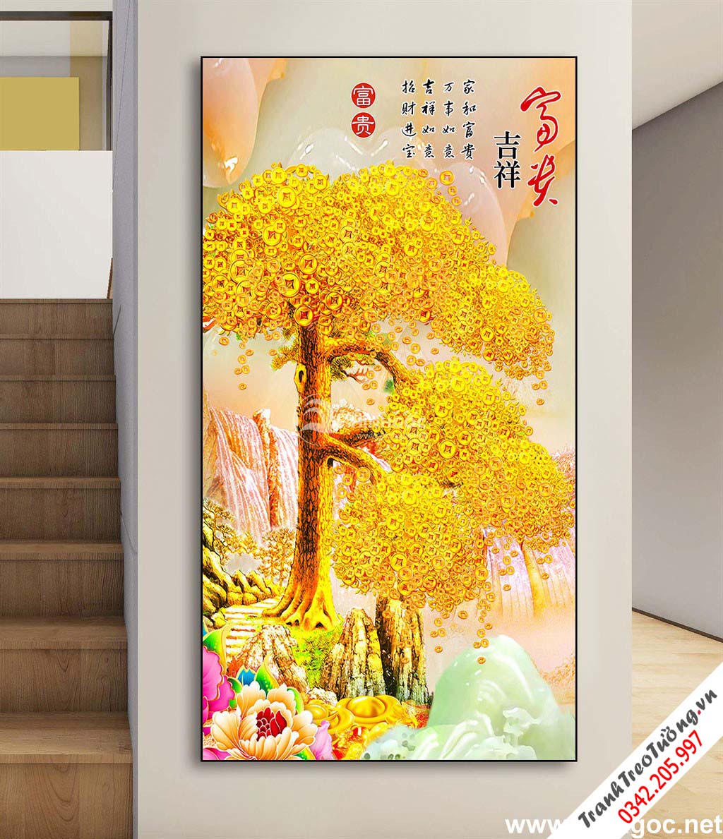 Hoa mai vàng và chú hươu-DLV-45