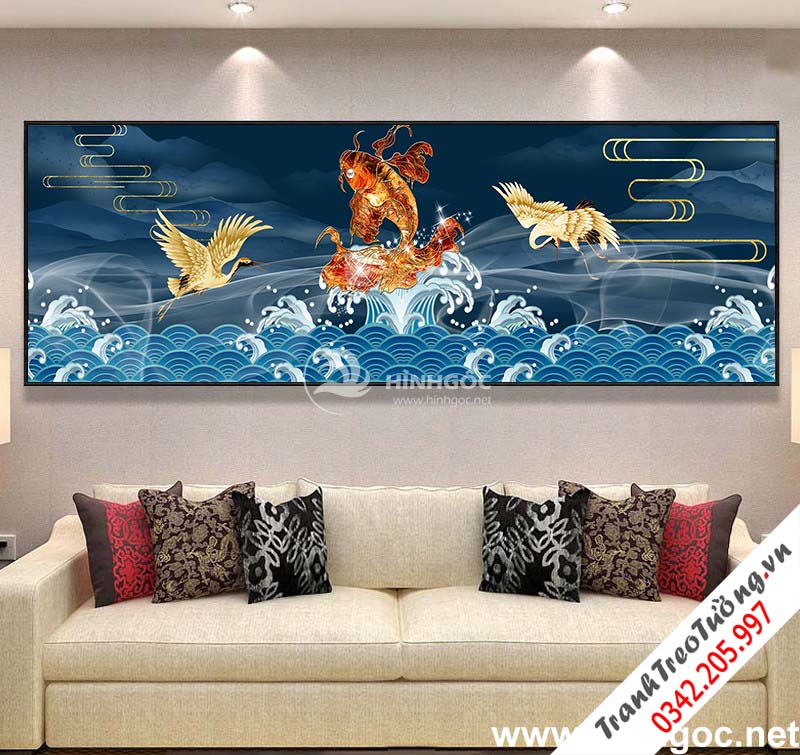 Tranh trừu tượng cảnh biển -FEB-65