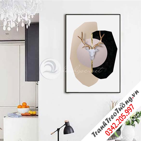 Tranh sừng hươu - NEN21