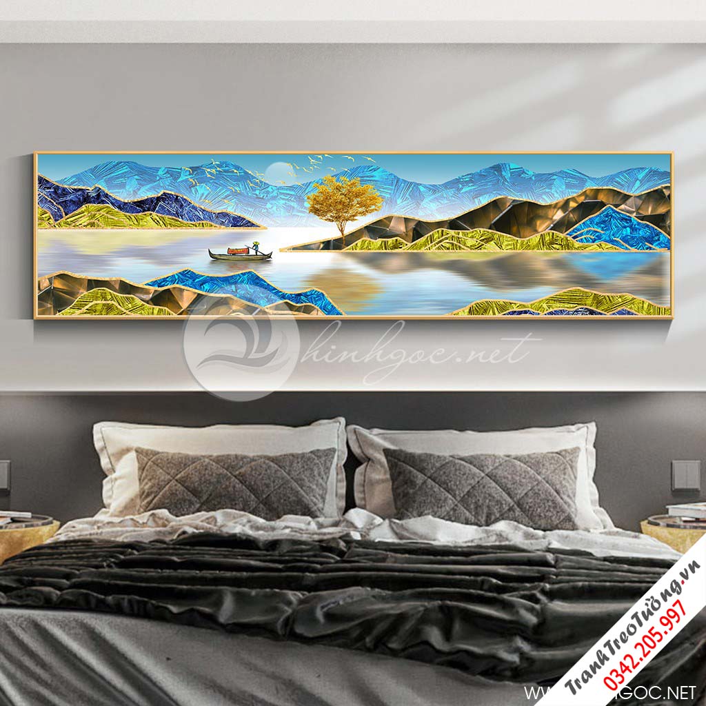 Tranh sơn thủy hữu tình, trừu tượng-SLH-118