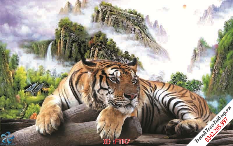 Tranh Đại Bàng Rồng Hổ hiện đại M11