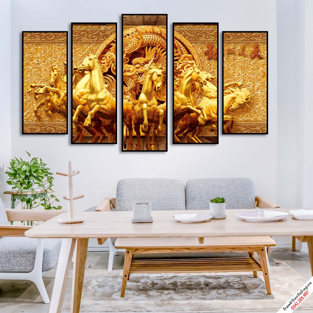 Tranh Đại Bàng Hổ Rồng đẹp M26