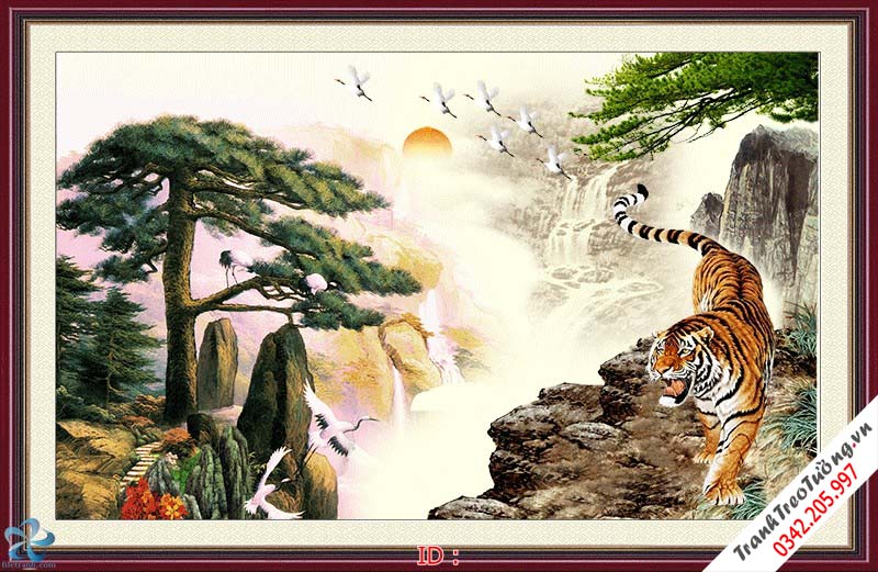 Tranh Đại Bàng Hổ Rồng đẹp M28