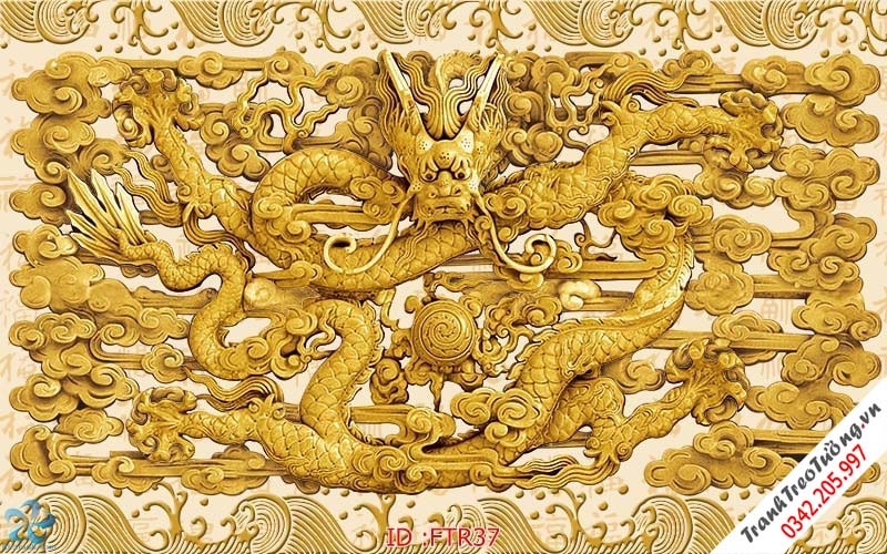 Tranh Rồng Hổ Đại Bàng đẹp M41