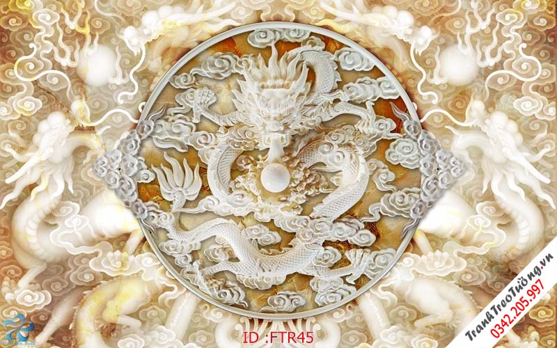 Tranh Hổ Rồng Đại Bàng hiện đại M49