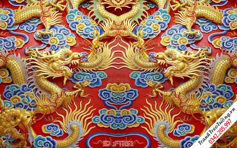 Tranh Đại Bàng Rồng Hổ đẹp M55