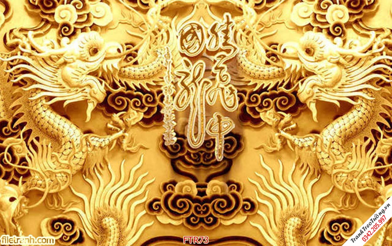 Tranh Đại Bàng Hổ Rồng hiện đại M71