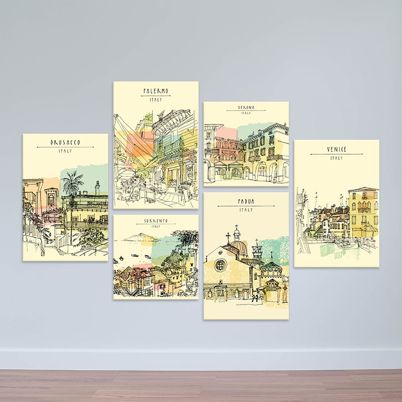 Tranh treo tường nước Ý – W5910 M1