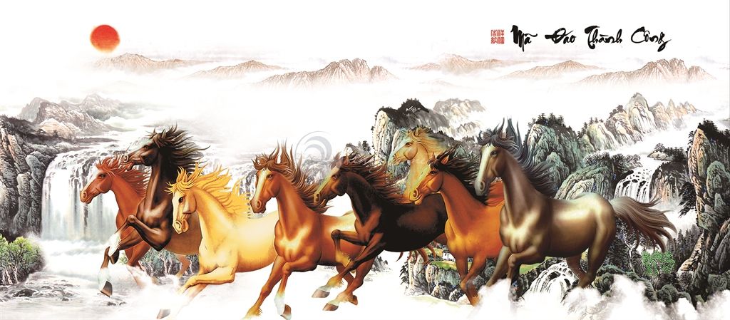 Tranh mã đáo thành công - MDTC42