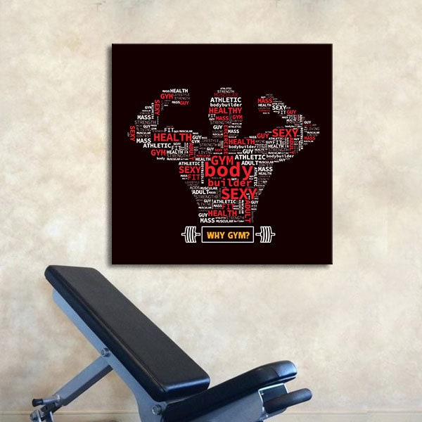 Tranh treo phòng tập gym “Why gym?” – W397 M5