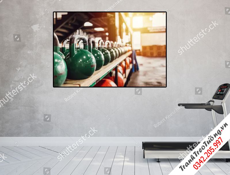Tranh treo tường phòng tập gym M4
